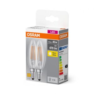 BASECLB40 4W/827 230V FIL E14 FS2 OSRAM "000004099854090226" (timbru verde 0.45 lei)