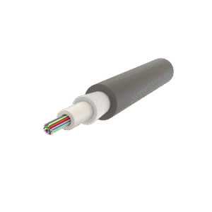 Cablu fibra optica 8 fibre, SM OS2, 1200N, PE, in gel, protectie UV, apa, rozatoare, int/ext - SAMM "008F-A-D1Q(ZN-GY)B2Y-1x8-2D-1.2kN"