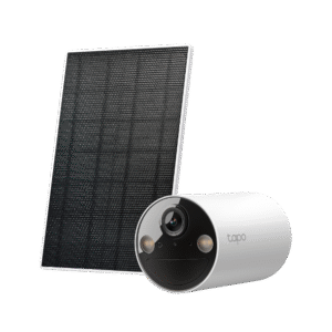 CAMERA IP Exterior cu acumulatori TP-LINK, include panou solar alimentare,IP66, dist. IR 15 m, lentila fixa 3.15 mm,3 Mpx rez 2K, RJ-45+wireless, mic, plastic, "Tapo C410 KIT" (timbru verde 0.8 lei)