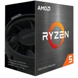 CPU AMD, skt. AM4 AMD Ryzen 5, 5600X , frecventa 3.7 GHz, turbo 4.6 GHz, 6 nuclee, putere 65 W, cooler, "100-100000065BOX"