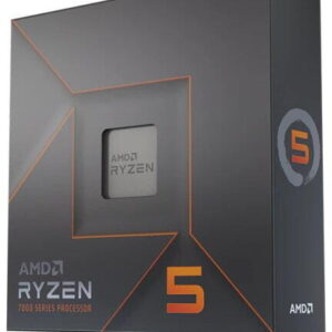 AMD CPU Desktop Ryzen 5 6C/12T 7600X (4.7/5.0GHz Boost,38MB,105W,AM5) box, with Radeon Graphics, "100-100000593WOF"