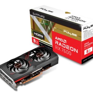 VGA PCIE8 RX7600 8GB GDDR6/PULSE 11324-01-20G SAPPHIRE "11324-01-20G" (timbru verde 0.8 lei)