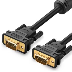 CABLU video Ugreen, "VG101" VGA (T) la VGA (T), 1.5m, ecranat, negru, "11630" (timbru verde 0.8 lei) - 6957303876303