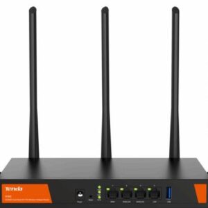 ROUTER Tenda, 802.11ax, AX3000 Dual Band, 1 x gigabit WAN, 3 x gigabit LAN , antene 5 externe, "W30E" (timbru verde 0.8 lei)