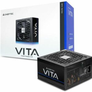 SURSA Chieftec "VITA", 750W, certificare 80 Plus Bronze, non-modular, fan 120mm, negru, "BPX-750-S" (timbru verde 2 lei)