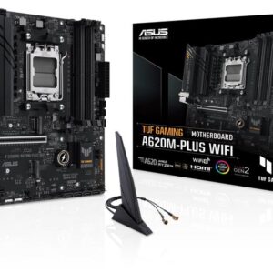 Placa de baza TUF GAMING A620M-PLUS WIFI,AMD A620, Socket AM5, mATX "90MB1F00-M0EAY0"