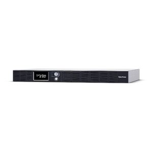 UPS CYBER POWER Line Int. cu sin. simulata, cu management, Rack 1U, LCD, 1000VA/600W, AVR, 6x IEC, baterie 4x 6V/7Ah, incarcare pana la 8h, USB, 2x RJ45, RS232, slot SNMP, hot-swapp, tehn. GreenPower, "OR1000ERM1U" (timbru verde 11 lei)