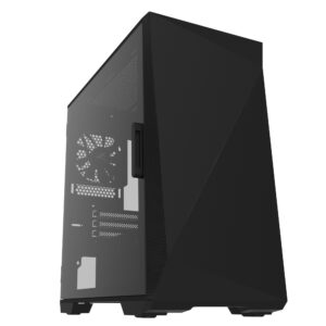 CARCASA Zalman "Z1 Iceberg", middle tower, fara sursa, suporta 5xfan, 3xfan inclus, USB 3.1 gen1 x 2, USB 2.0 x 1, audio+mic, 4 sloturi expansiune, negru "Z1 Iceberg Black" (timbru verde 0.24lei)