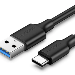 CABLU alimentare si date Ugreen, "US184", Fast Charging Data Cable pt. smartphone, USB 3.0 la USB Type-C 5V/3A, 1.5m, negru "20883" (timbru verde 0.08 lei) - 6957303828838