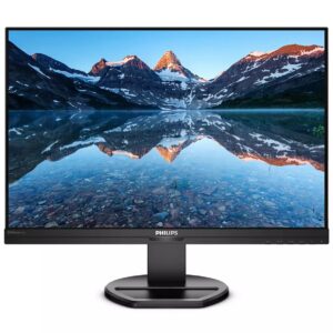 MONITOR PHILIPS 24.1 inch, home, office, IPS, Full HD (1920 x 1080), Wide, 300 cd/mp, 4 ms, HDMI, DVI, VGA, DisplayPort, "240B9/00" (timbru verde 7 lei)