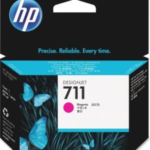Cartus Cerneala Original HP Magenta, nr.711, pentru DesignJet T120|T520, 28ml, (timbru verde 0.15 lei), "CZ131A"