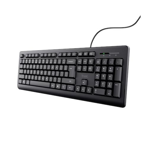 TRUST BASICS KEYBOARD US "24639" (timbru verde 0.8 lei)