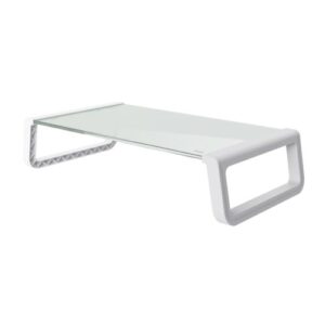 TRUST MONTA GLASS MONITOR STAND WHT "25351" (timbru verde 0.80 lei)