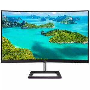 MONITOR PHILIPS 27", gaming, VA, Full HD (1920 x 1080), Wide, curbat, 250 cd/mp, 4 ms, HDMI, DisplayPort, VGA, "272E1CA/00" (timbru verde 7 lei)