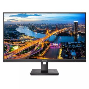 MONITOR PHILIPS 27 inch, home, office, IPS, WQHD (2560 x 1440), Wide, 300 cd/mp, 4 ms, DisplayPort, "276B1/00" (timbru verde 7 lei)