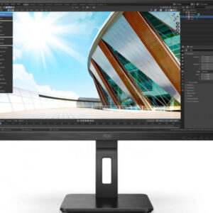 MONITOR  AOC 27 inch, home | office, IPS, Full HD (1920 x 1080), Wide, 250 cd/mp, 4 ms, HDMI | VGA | DisplayPort, "27P2Q" (timbru verde 7 lei)