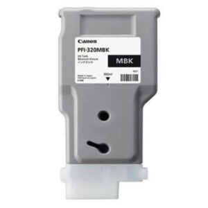 Cartus Cerneala Original Canon Matte Black, PFI-320MBK, pentru IPF TM-200|TM-205|TM-300|TM-305, 300ml, (timbru verde 0.15 lei),NOPP, "2889C001AA"