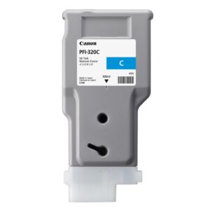 Cartus Cerneala Original Canon Cyan, PFI-320C, pentru IPF TM-200|TM-205|TM-300|TM-305, 300ml, (timbru verde 0.15 lei),NOPP, "2891C001AA"