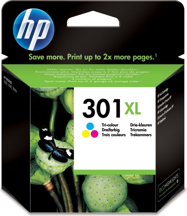 Cartus Cerneala Original HP Color, nr.301XL, pentru DJ1000|1050|1055|2050|3050, , (timbru verde 0.15 lei), "CH564EE"