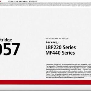 Toner Original Canon Black, CRG-057, pentru I-Sensys LBP 223|LBP 226|LBP 233|LBP 228|MF 443|MF 445|MF 446|MF 449, 3.1K, (timbru verde 1.2 lei) , "3009C002AA"