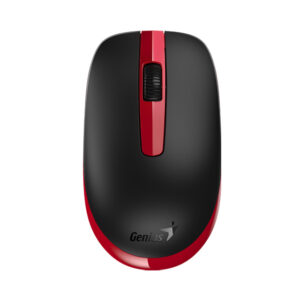 MOUSE Genius, "NX-7007", PC sau NB, wireless, 2.4GHz, optic, 1200 dpi, butoane/scroll 3/1, , rosu, "31030026404" (timbru verde 0.18 lei)