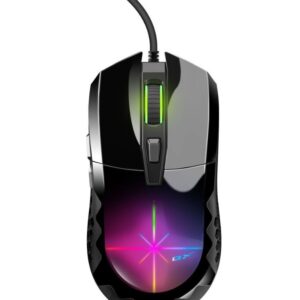 MOUSE Genius, "Scorpion M715", gaming, cu fir, USB, optic, 7200 dpi, butoane/scroll 6/1, , negru, "31040007400" (timbru verde 0.18 lei)