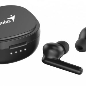 CASTI Genius, "HS-M910BT", TWS, wireless, intraauriculare - butoni, pt smartphone, microfon pe casca, conectare prin Bluetooth 5.0, negru, USB-C, "31710023400", (timbru verde 0.18 lei)