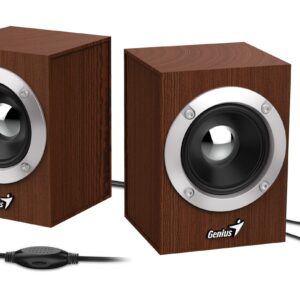 BOXE GENIUS 2.0, RMS:  6W (2 x 3W), USB power, wood, "SP-HF280" "31730028400" (timbru verde 0.8 lei)