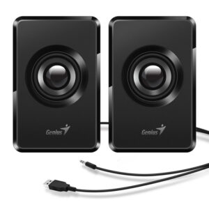 BOXE GENIUS 2.0, RMS:  3W (2 x 1.5W), USB power, black, "SP-U125" "31730042400" (timbru verde 0.8 lei)