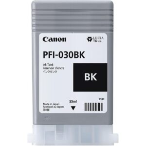 Cartus Cerneala Original Canon Black, PFI-030BK, pentru IPF TM-240|IPF TM-340, 55ml, (timbru verde 1.2 lei),NOPP, "3489C001AA"