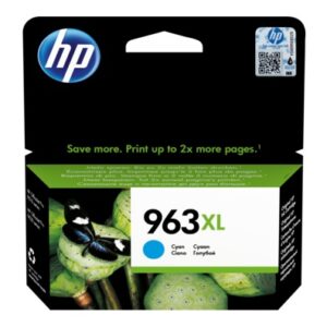 Cartus Cerneala Original HP Cyan, nr.963XL, pentru OfficeJet Pro 9010|9013|9014|9020|9023, 1.6K, (timbru verde 0.15 lei), "3JA27AE"
