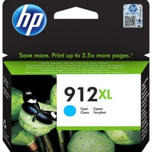 Cartus Cerneala Original HP Cyan, Nr.912XL, pentru OfficeJet 8013|8023, 825, (timbru verde 0.15 lei), "3YL81AE"