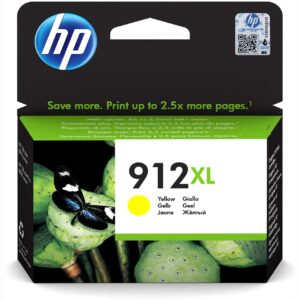Cartus Cerneala Original HP Yellow, nr.912XL, pentru OfficeJet 8013|8023, 825, (timbru verde 0.15 lei), "3YL83AE"
