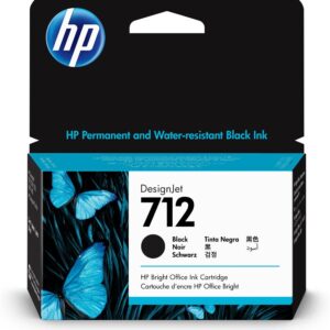 Cartus cerneala Original HP Black, nr.712, pentru DesignJet Studio 24|Studio 36|T230|T250|T630|T650, 38ml, (timbru verde 0.15 lei), "3ED70A"