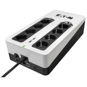 UPS Eaton, Offline, Tower, 510 W, fara AVR, Schuko x 8, LED, back-up 1 - 10 min. "3S850D" (timbru verde 11 lei)