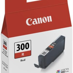 Cartus Cerneala Original Canon Red, PFI-300R, pentru IPF TM-240|IPF TM-340, 55ml, (timbru verde 1.2 lei),NOPP, "4199C001AA"