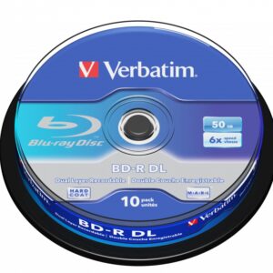 BLANCURI  Verbatim BD-R VERBATIM DL 6X 50GB WHITE BLUE 10SP, "43746"