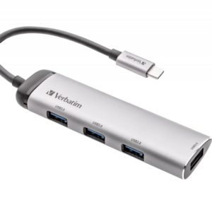 HUB VERBATIM MULTIPORT, USB 3.2, GEN 1, TYPE A "49147" (TIMBRU VERDE 0.18 LEI)