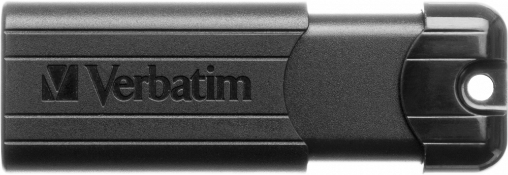 MEMORIE USB VERBATIM PINSTRIPE 64GB NEGRU USB 3.0 "49318" (TIMBRU VERDE 0.03 LEI)