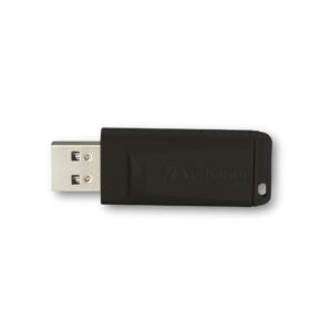 MEMORIE USB VERBATIM SLIDER, USB 2.0, 128GB BLK, "49328" (timbru verde 0.03 lei)