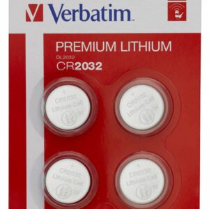 BATERIE VERBATIM, butoni (CR2032), 3V litiu, 4 buc., "49533" (timbru verde 0.04 lei)