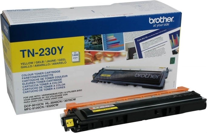 Toner Original Brother Yellow, TN230Y, pentru HL-3040|3070|DCP-9010|MFC-9120|9320, 1.4K,"TN230Y"
