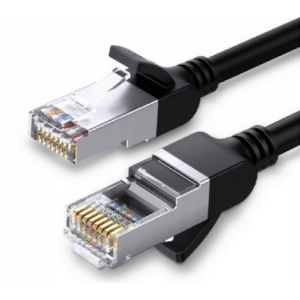 PATCH CORD UTP Ugreen Cat6, "NW101" fire din cupru, viteza maxima 1 Gbps, 1m, negru "50191" (timbru verde 0.18 lei) - 6957303851911