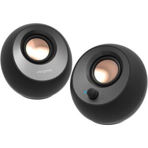 CREATIVE PEBBLE v3 USB-C 2.0 Speakers w/Bluetooth 5.0 - black "51MF1700AA000" (timbru verde 11.00 lei)