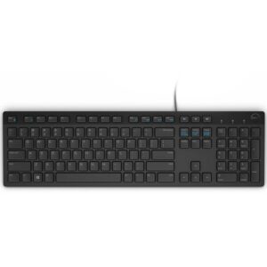 TASTATURI DELL, "580", cu fir, 105 taste format standard (104-108 taste), USB, negru, "580-ADHK"  (timbru verde 0.8 lei)