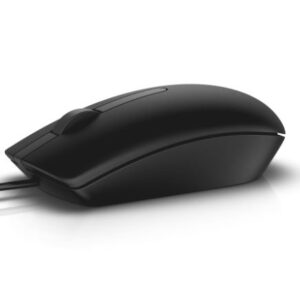 MOUSE DELL, "MS116", PC sau NB, cu fir, USB, optic, 1000 dpi, butoane/scroll 3/1, , negru, "570-AAIR-05" (timbru verde 0.18 lei)