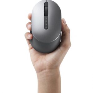 MOUSE DELL, "MS5320W", PC sau NB, wireless, Bluetooth | 2.4GHz, optic, 1600 dpi, butoane/scroll 7/1, mod dual de conectare, gri, "570-ABHI" (timbru verde 0.18 lei)