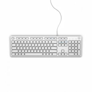 TASTATURI DELL, "KB216", cu fir, 105 taste format standard (104-108 taste), USB, alb, "580-ADGM"  (timbru verde 0.8 lei)