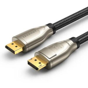 CABLU video Ugreen, "DP112" DP (T) la DP (T) 8K la 60Hz, lungime 1m, braided, negru "60842" (timbru verde 0.08 lei) - 6957303868421