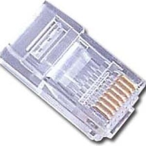 MUFA RJ-45 GEMBIRD pt. cablu UTP, Cat5e, RJ-45 (T), plastic, 10 buc, "PLUG3UP6/10"